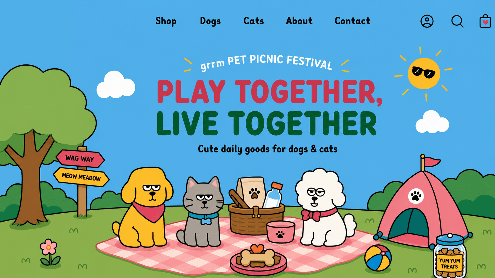 grrm PET PICNIC FESTIVAL — Play together, live together