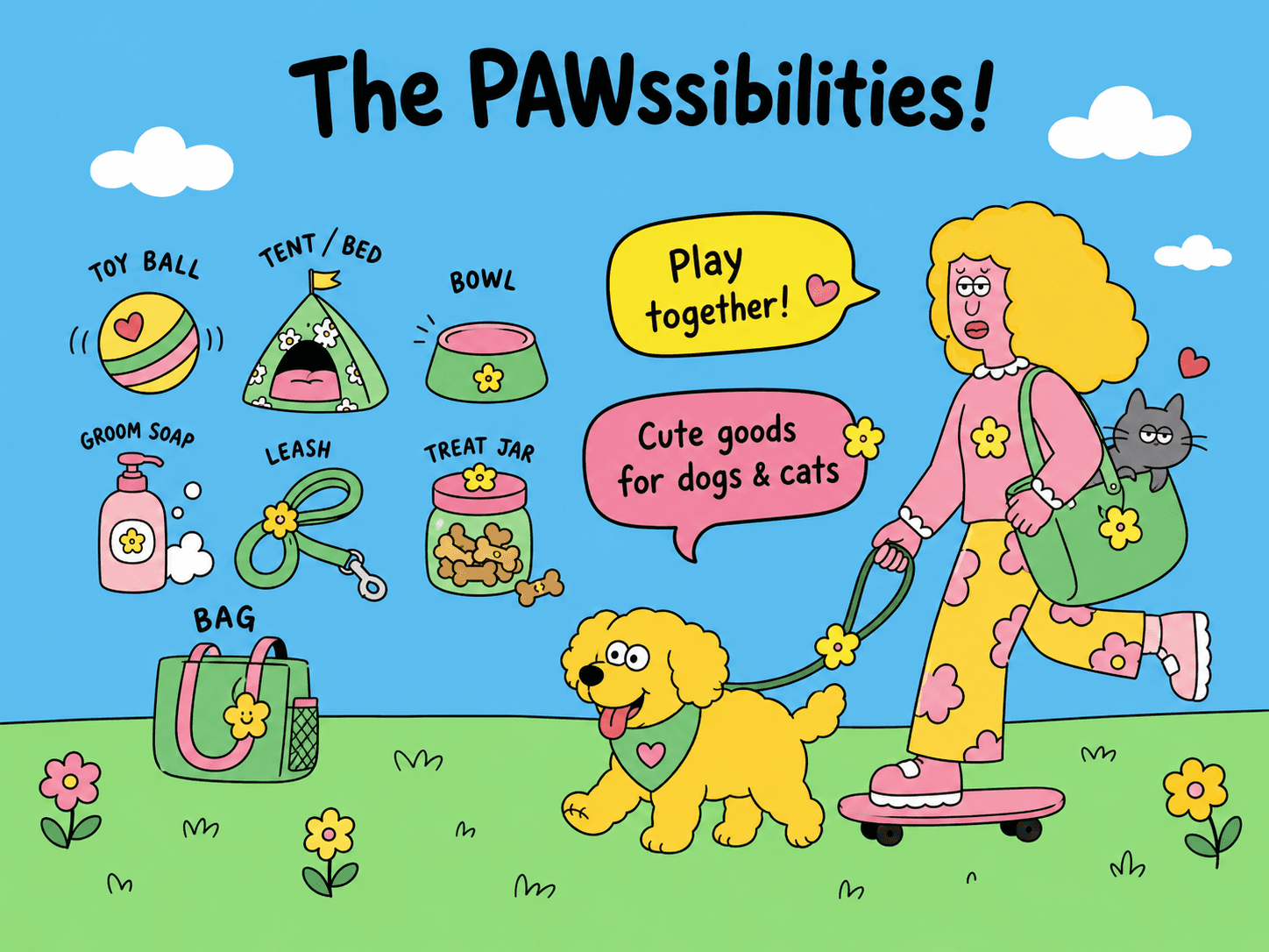 The PAWssibilities! — Play together. Cute goods for dogs & cats.